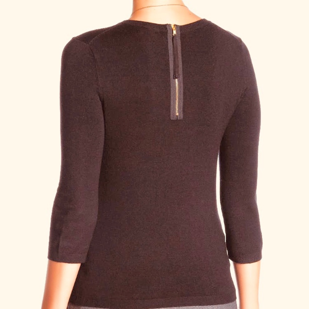 Philosophy jersey knit w zipper at back